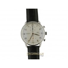 IWC Portuguese Chronograph ref. IW371604 silver nuovo